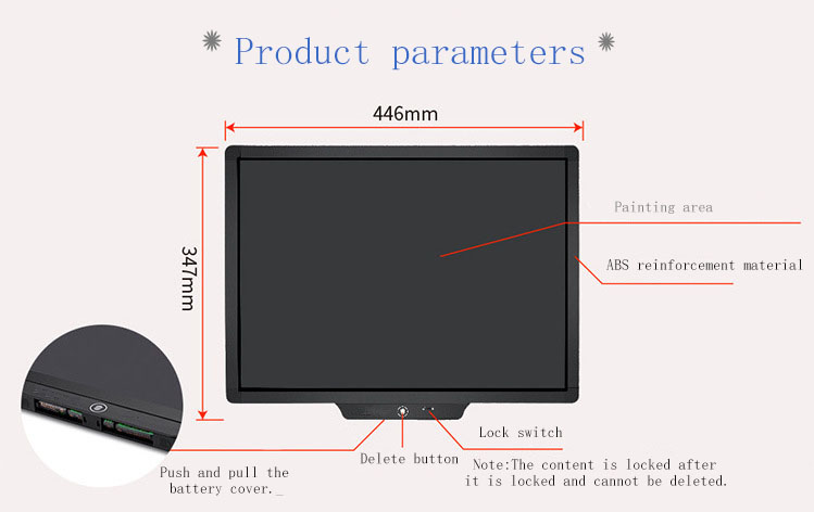 20 inch lcd writing table