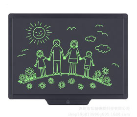 black 20 inch LCD writing tablet